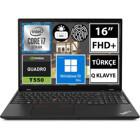 Lenovo Thinkpad P16S 21BT000GTX Harici Quadro T550 Intel Core i7 1260P 16 GB Ram 1 TB SSD 16 inç Full HD Windows 10 Pro Laptop