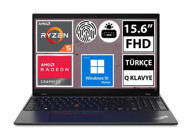Lenovo Thinkpad L15 21C7002HTX Dahili AMD Radeon RX Vega 7 AMD Ryzen 5 5675U 8 GB Ram 512 GB SSD 15.6 inç Full HD Windows 10 Pro Laptop