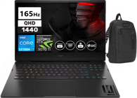 HP Omen 16 K0008NT OM7H8Z5EAW09 Harici GeForce RTX 3070Ti Intel Core i7 12700H 64 GB DDR5 Ram 2 TB SSD 16.1 inç QHD FreeDos Oyuncu Laptop + Zetta Çanta