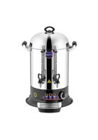 Remta Elegance 1500 W 9 lt Su Kapasiteli Çelik Tek Demlikli 80 Bardak Çift Musluklu Çelik Elektrikli Semaver İnox
