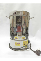 Pegasus 16 lt Su Kapasiteli Çelik Tek Demlikli 120 bardak Çift Musluklu Çelik Elektrikli Semaver İnox