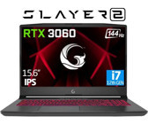 Game Garaj Slayer2 D5 7 3060 C3 Harici GeForce RTX 3060 Intel Core i7 12700H 32 GB Ram 1 TB SSD 15.6 inç Full HD FreeDos Oyuncu Laptop + Çanta