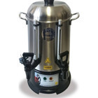 Saim Metal 2500 W Çelik Tek Demlikli 250 Bardak Çift Musluklu Çelik Elektrikli Semaver İnox