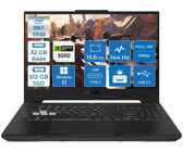 Asus TUF Gaming F15 FX507ZC4-HN00912 Harici GeForce RTX 3050 Intel Core i7 12700H 34 GB Ram 512 GB SSD 15.6 inç Full HD Windows 11 Pro Oyuncu Laptop