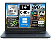 Asus Vivobook K3400PH-KM329W Harici GeForce GTX 1650 Intel Core i7 11370H 16 GB Ram 512 GB SSD 14 inç QHD Windows 11 Home Oyuncu Laptop
