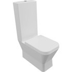Serel Diagonal 66 cm Seramik Kanallı Arkadan Çıkışlı Duvara Sıfır Ayaklı Klozet Beyaz