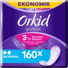 Orkid 3'Lü Rahatlık Sistemi Organik 2 Adet 80'li Normal Günlük Ped