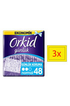 Orkid Trio Organik 3 Adet 48'li Normal Günlük Ped