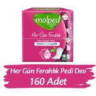 Molped Her Gün Ferahlık Organik 160'lı Normal Günlük Ped