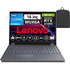 Lenovo Thinkpad P16 Gen 2 21FA000ETXW31 Harici GeForce RTX A1000 Intel Core i7 13700HX 96 GB DDR5 Ram 1 TB SSD 16 inç Full HD Windows 11 Pro Oyuncu Laptop + WeblegelsinÇanta