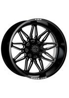 Emr 633-01 Matt Black Milling 20 inç 9 Kol Alaşımlı Jant 4 Adet