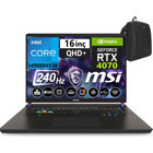 MSI Vector 16 HX A14VGG-271TRW56 Harici GeForce RTX 4070 Intel Core i9 14900HX 64 GB DDR5 Ram 4 TB SSD 16 inç QHD Windows 11 Pro Oyuncu Laptop + WeblegelsinÇanta