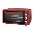 Simfer M4554 45 lt Izgaralı Klasik Fanlı Midi Fırın Kırmızı