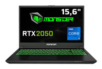 Monster Abra A5 V21.3.4 Harici GeForce RTX 2050 Intel Core i7 12700H 16 GB Ram 1 TB SSD 15.6 inç Full HD FreeDos Oyuncu Laptop