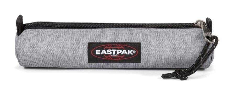 Eastpak Small Round Single Gri Düz Bez Tek Gözlü Silindir Cüzdan Kalemlik