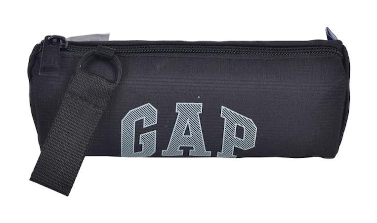 Gap 12848 Siyah Düz Bez Tek Gözlü Silindir Cüzdan Kalemlik