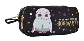 Harry Potter 2103 Çok Renkli Baskılı Bez Bölmeli Çift Gözlü Dikdörtgen Cüzdan Kalemlik