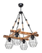 Luna Lighting 2710-1A Tekli Sarı Sarkıt Modern Metal Salon-Oturma Odası Avize