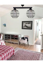 Eslight Es016 Tekli Bej Sarkıt Klasik Kumaş Salon-Oturma Odası Avize