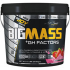 Bigjoy Sports +Gh Factors Çilek Aromalı 50 Servis Kas Yapıcı Karbonhidrat 5000 gr Toz