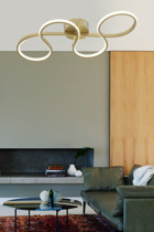 Decorita Tekli Kahverengi Kristal Taşlı Modern Cam Bebek-Çocuk Odası Avize