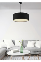 Hegza Lighting 3'lü Beyaz Sarkıt Modern Alüminyum Salon-Oturma Odası Avize