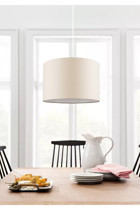 Heedwood Design 4'lü Kahverengi Halat Rustik Ahşap Salon-Oturma Odası Avize