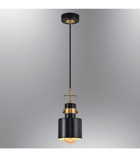 Lit Dizayn 3'lü Lacivert-Mor Silindir Modern Kumaş Salon-Oturma Odası Avize