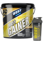 West Nutrition Muz Aromalı 60 Servis Kilo Aldırıcı Gainer 6000 gr Toz