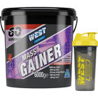 West Nutrition Çilek Aromalı 60 Servis Kilo Aldırıcı Gainer 6000 gr Toz + Shaker