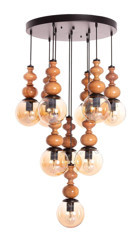 Tt Aydınlatma Tt025-Kr Tekli Gri Ledli Modern Alüminyum Salon-Oturma Odası Avize
