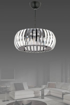Hmydesign Hnmd-42 3'lü Siyah Eskitme Metal Salon Avize