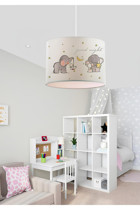 Hegza Lighting Drum Tekli Beyaz Sarkıt Modern Alüminyum Salon-Oturma Odası Avize