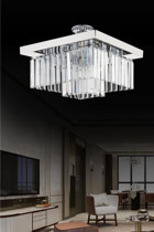 Homing Ayd-3177 Tekli Siyah Kumaş Modern Kumaş Salon-Oturma Odası Avize