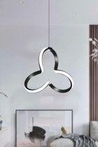 Eglo Tamaresco Tekli Beyaz Silindir Modern Çelik Salon-Oturma Odası Avize