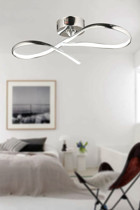 Light House Helezon Tekli Bej Metal Modern Krom Mutfak Avize