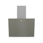 Beko BDE 6062 G 60 cm Cam Yüzey Karbon Filtreli Bacalı-Bacasız Duvar Tipi Davlumbaz Gri