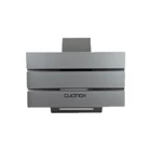 Cucinox F 18 60 cm Cam Yüzey Karbon Filtreli Bacasız Duvar Tipi Davlumbaz Gri