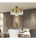 Apliqa Rosalina 6'lı Siyah Sarkıt Modern Metal Salon-Oturma Odası Avize