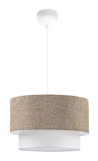 Hegza Lighting Borde Tekli Beyaz Ledli Modern Alüminyum Salon-Oturma Odası Avize