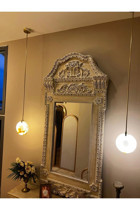 Kocvizyon Tekli Beyaz Sarkıt Modern Çelik Salon Avize