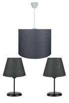 Etsylight Dora 4'lü Sarkıt Modern Metal Salon-Oturma Odası Avize