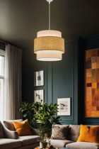 Ledrica Tekli Gri Metal Modern Alüminyum Salon-Oturma Odası Avize