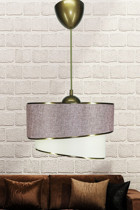 Eray Aydınlatma Tekli Sarı Ledli Modern Metal Salon-Oturma Odası Avize