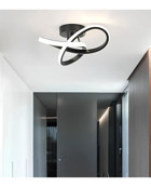 Bulut Lambası Tekli Beyaz Modern Plastik Salon Avize