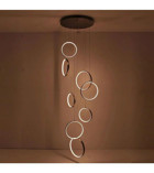 Özcan Aydınlatma 3117-3A-24 Globe 4'lü Gümüş Küre Modern Metal Salon-Oturma Odası Avize