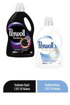 Perwoll Yenileme Beyazlar ve Siyahlar İçin 108 Yıkama Sıvı Deterjan 2x2.97 Lt