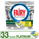 Fairy Platinum Limon Tablet Bulaşık Makinesi Deterjanı 33 Adet