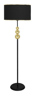 Vinner Metal Ayaklı Tek Ayak Silindir Lambader 160 cm Siyah
