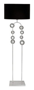 Vinner Metal Ayaklı Tek Ayak Silindir Lambader 165 cm Siyah